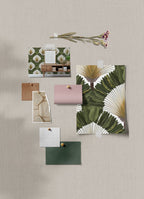 Ravinala Wallpaper - Lichen Green