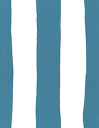 Rouleau Papier Peint Rayures - Bleu Lagon