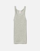 T-Shirt Ribbed Tank - Heather Grey