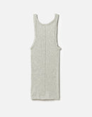 T-Shirt Ribbed Tank - Heather Grey