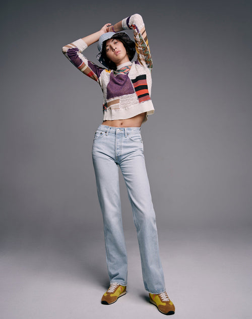 Jean 90S High Rise Loose - Perfect Light Indigo