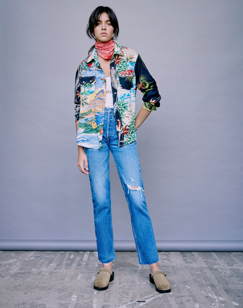 Jean 70S Stove Pipe - Worn Rich Indigo