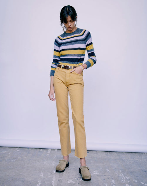 Jean 70S Stove Pipe - Washed Mustard