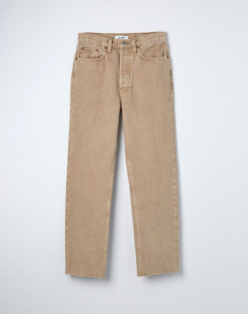 Jean 70S Stove Pipe - Washed Khaki