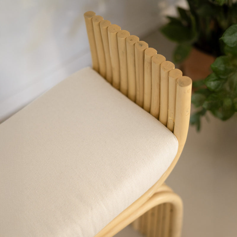 Tabouret Réane en rotin