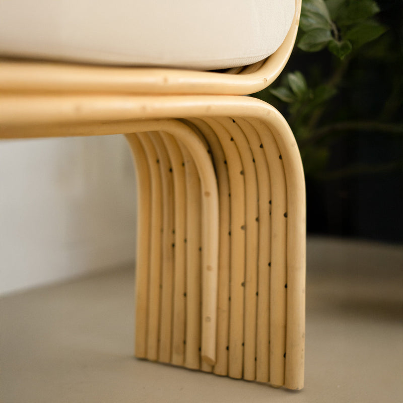 Tabouret Réane en rotin
