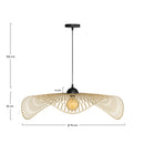 Jipi Designer Pendant Light - Black - 75 cm