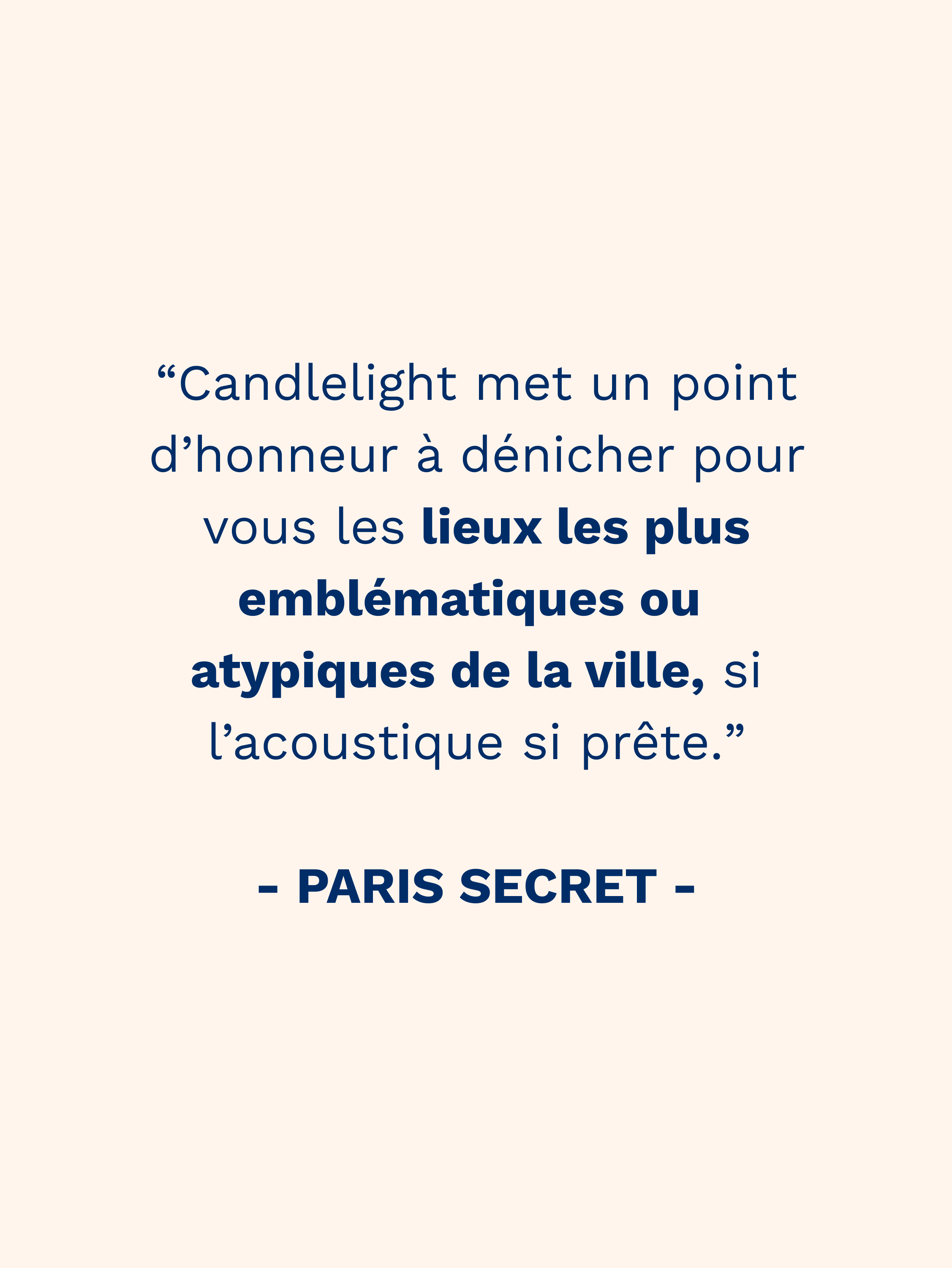 Candlelight fever reassurance