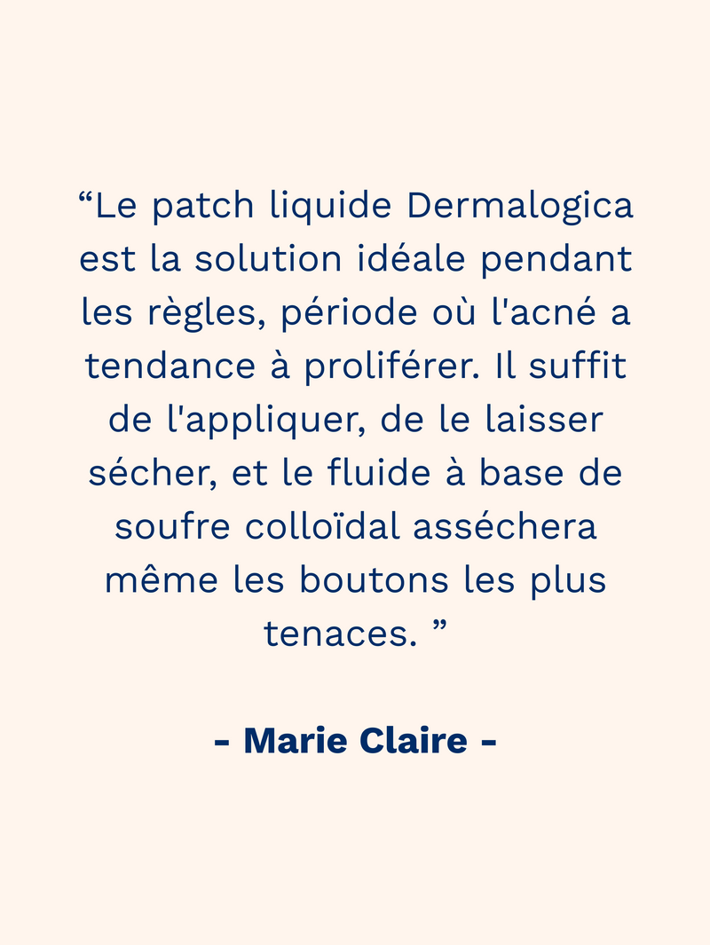 rea dermalogica patch liquide