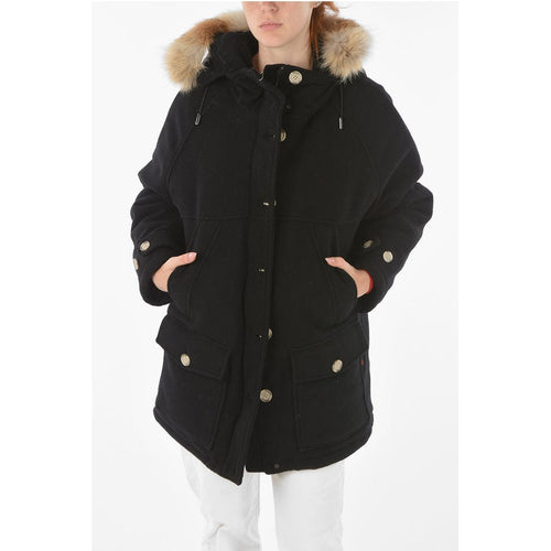 Real Fur Trimming Tundra Padded Parka