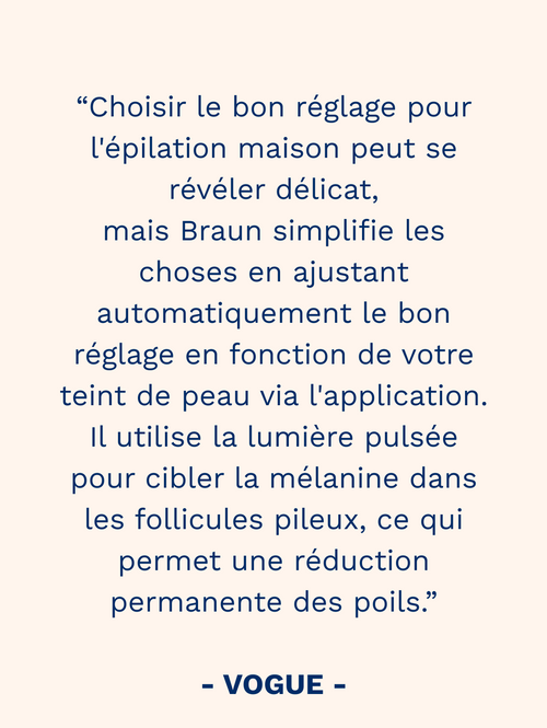 reassurance braun lumiere pulsée