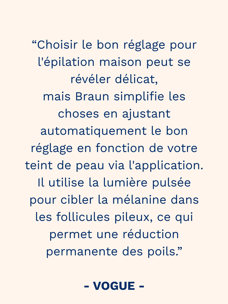 reassurance braun lumiere pulsée