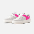 Rebound Low Woman Magenta Trainers - White and Pink - Women