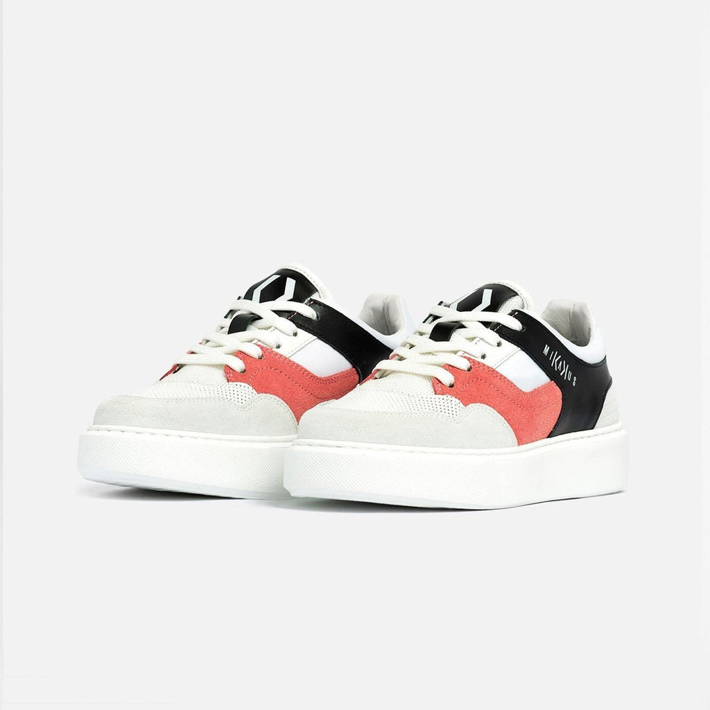Rebound Low Pure Seaqual Trainers - White and Pastel Coral - Women