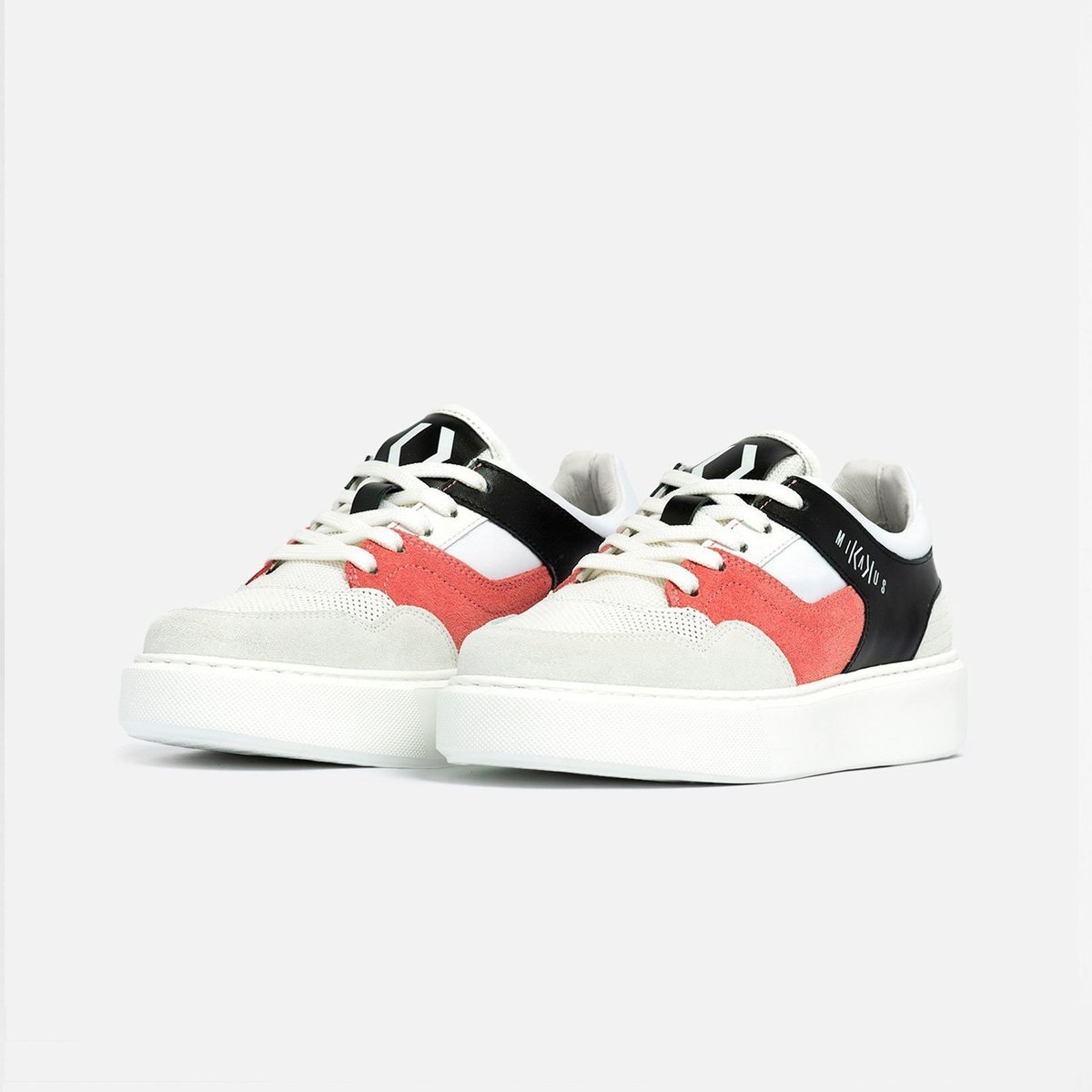 Rebound Low Pure Seaqual Trainers - White and Pastel Coral - Women