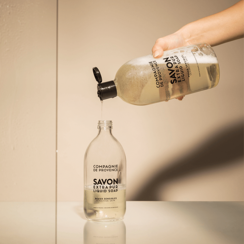 Savon Liquide De Marseille Recharge 1L Peaux Sensibles