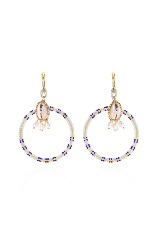 Boucle D'Oreille Recif - Blanc