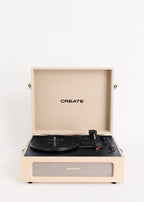 Record Player Retro - Platine Rétro Bluetooth/USB/SD/MicroSD/Mp3 - Sable