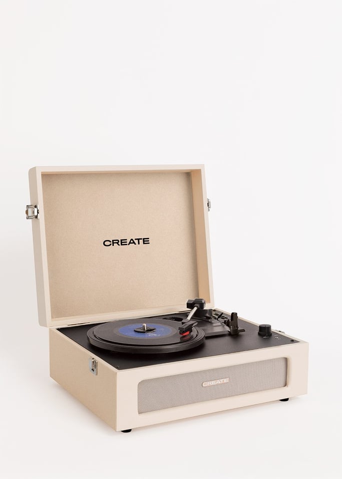 Record Player Retro - Platine Rétro Bluetooth/USB/SD/MicroSD/Mp3 - Sable