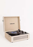 Record Player Retro - Platine Rétro Bluetooth/USB/SD/MicroSD/Mp3 - Sable