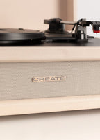 Record Player Retro - Platine Rétro Bluetooth/USB/SD/MicroSD/Mp3 - Sable