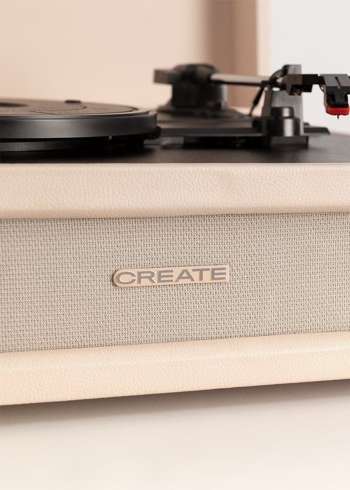 Record Player Retro - Platine Rétro Bluetooth/USB/SD/MicroSD/Mp3 - Sable