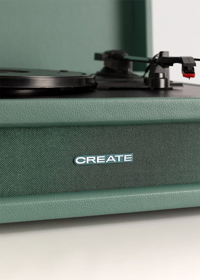 Record Player Retro - Platine Rétro Bluetooth/USB/SD/MicroSD/Mp3 - Sauge