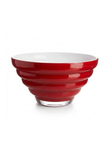 Anelli - Coupe - Ø28 Cm H14 Cm - Opale/Rouge