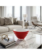 Anelli - Coupe - Ø28 Cm H14 Cm - Opale/Rouge