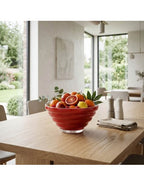 Anelli - Coupe - Ø28 Cm H14 Cm - Opale/Rouge