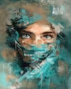 Peinture Par Numéros - Regard Envoutant