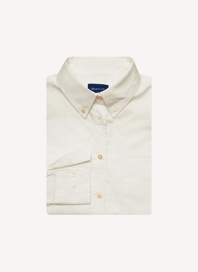 Gant - Chemise Relaxed Dreamy - Eggshell - Femme