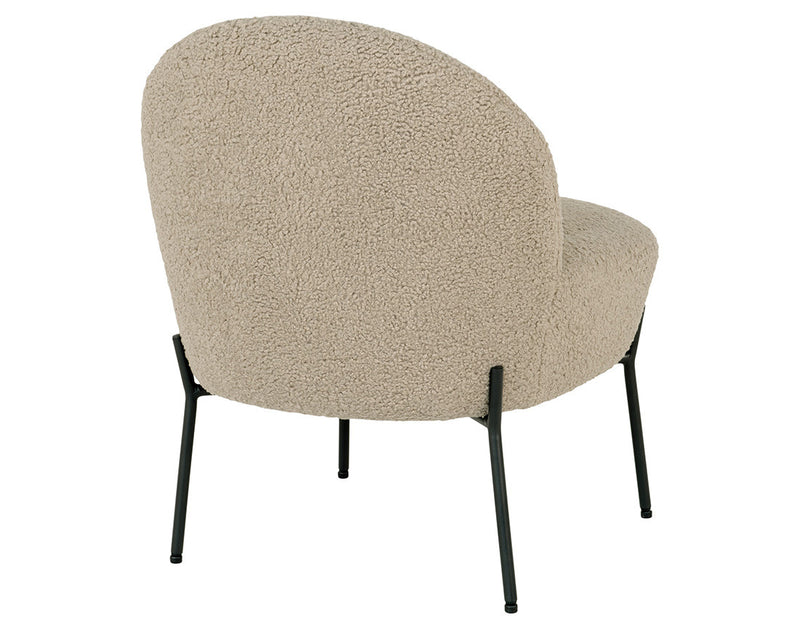 Renato - Fauteuil - Tissu Bouclette - Beige