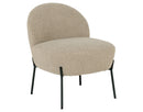 Renato - Fauteuil - Tissu Bouclette - Beige