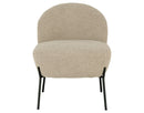 Renato - Fauteuil - Tissu Bouclette - Beige