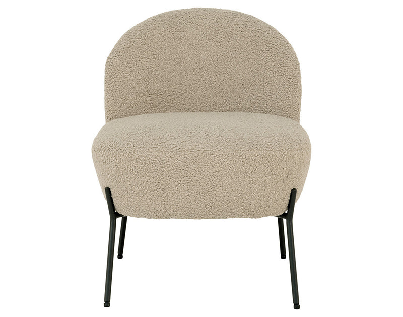 Renato - Fauteuil - Tissu Bouclette - Beige