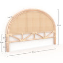 Tête de lit Néora en rotin et cannage 160 cm