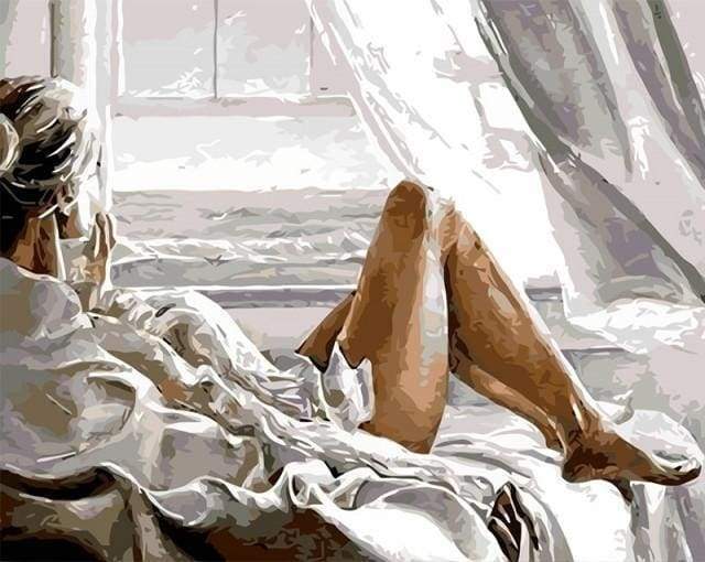 Peinture Par Numéros - Repos Face À La Mer