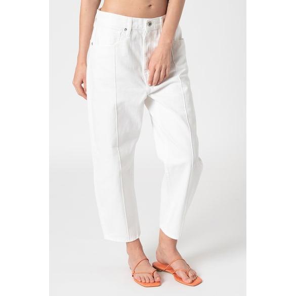Jeans Relaxed a Vita Alta Levi's Bianchi