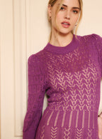 ROBE LONGUE MAILLE RESEDA PETITE MENDIGOTE