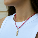 Le Collier Collioure Bambou De Mer Et Quartz Poisson