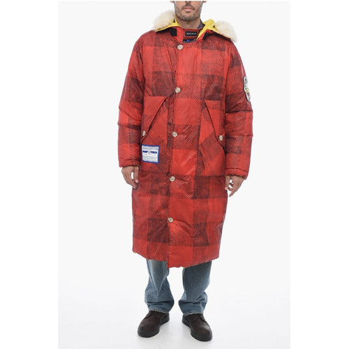 Reversible Padded Coat With Real Fur