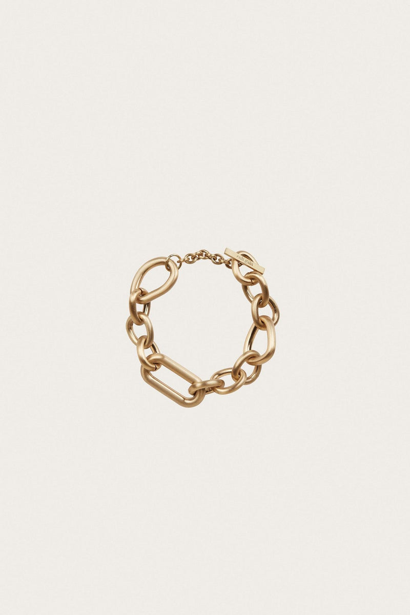 Reyes Anklet - Brushed Brass