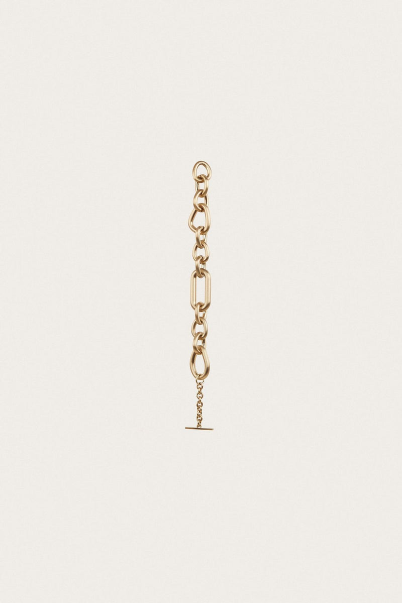 Reyes Anklet - Brushed Brass