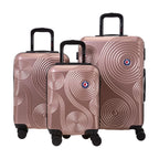 Set Di 3 Valigie Rafale Gps - Oro Rosa