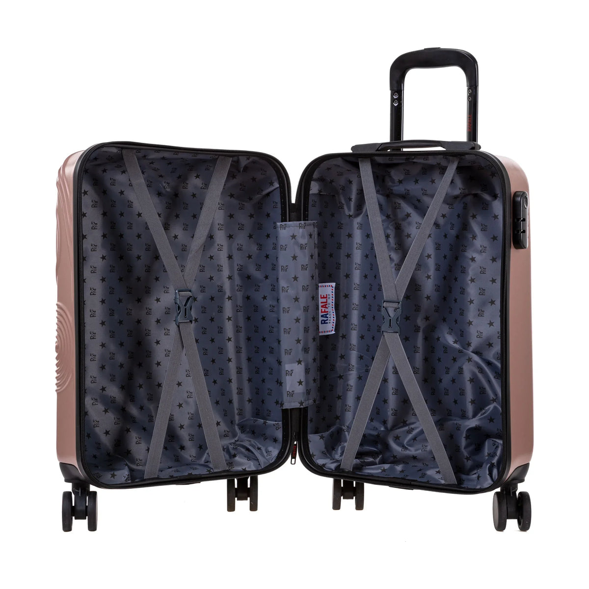 Set Di 3 Valigie Rafale Gps - Oro Rosa