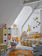 Kio - Pouf - Multicolore - Coton