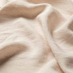 Curtain - In Washed Linen With Pencil Pleat Heading - Sand Beige