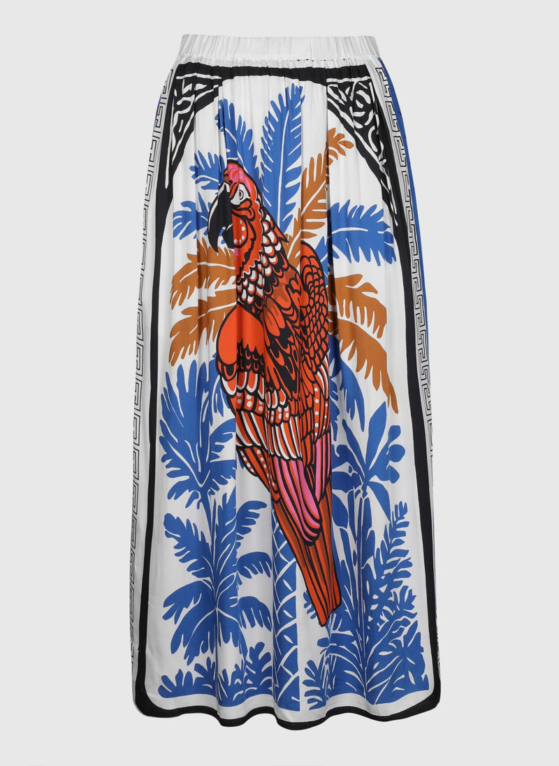 Riket Parrot Blue Long Skirt