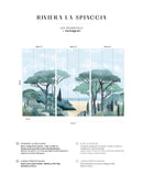 Mural Riviera La Spiaggia - Verde Smeraldo